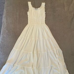 ANTONIO MELANI White Tiered Women’s Dress